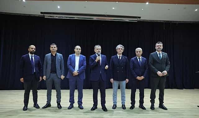 baskan vekili ibrahim akin belediye personeli ile bulustu