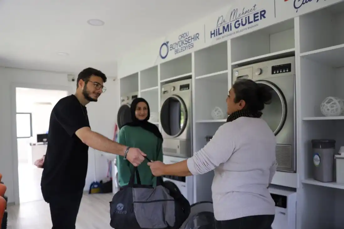 Ordu’da Gençlere Çamaşır Kolaylığı Sağlanıyor