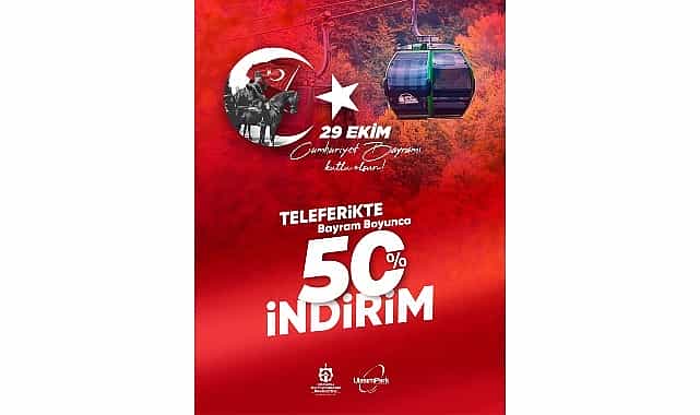 kartepe teleferik 29 ekimde yuzde 50 indirimli