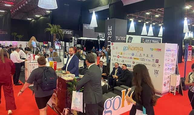 konya buyuksehir antalya turizm fuarinda catalhoyuk temasiyla ilgi gordu