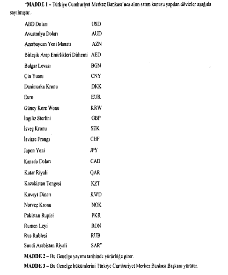 TCMB Döviz Listesine Kazakistan Tengesi Dahil Edildi