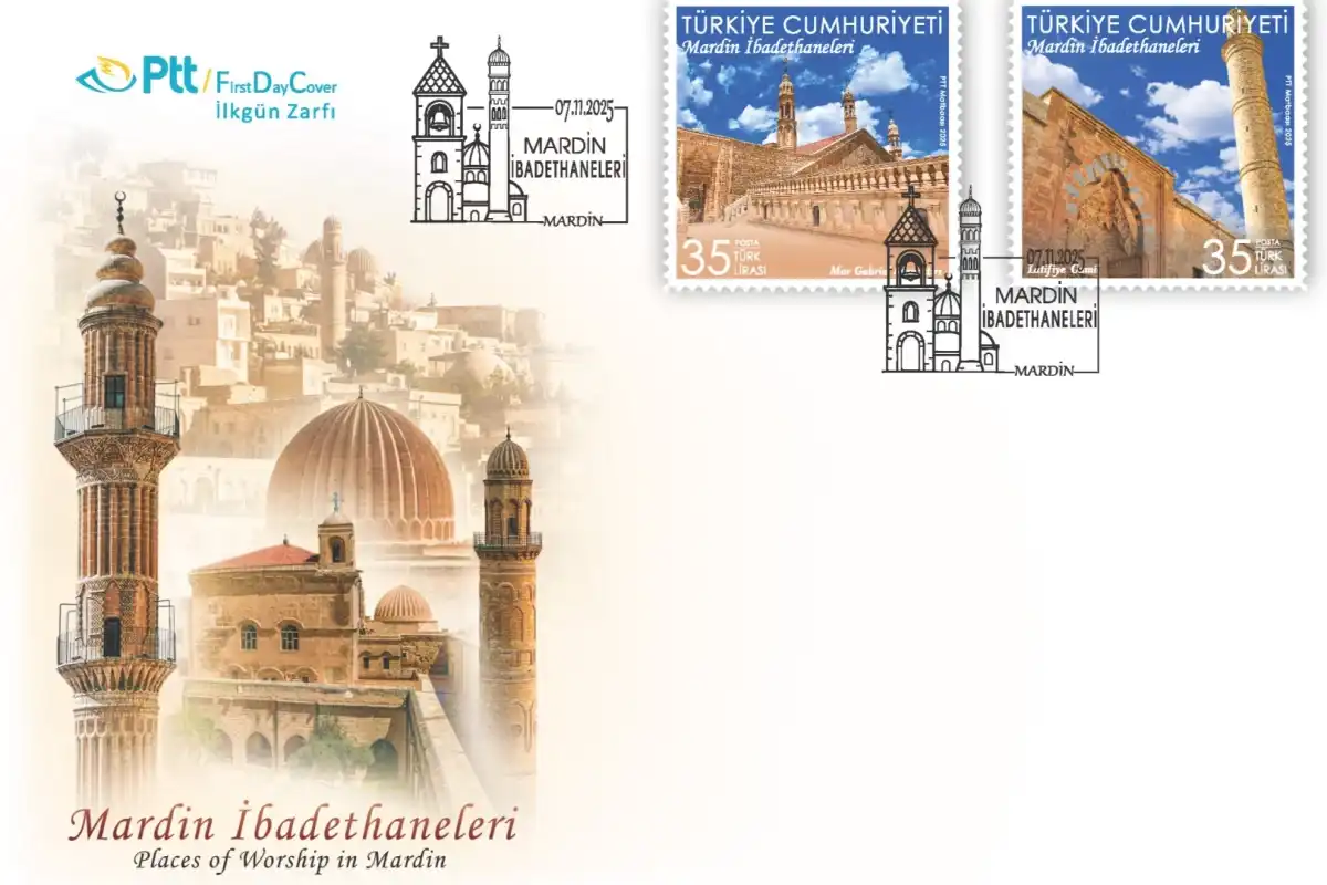 Mardin İbadethaneleri Anma Pulu Tedavülde