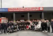 Kocaeli Üniversitesi İtfaiyeci Adayları, Kocaeli İtfaiyesi’ni Ziyaret Etti