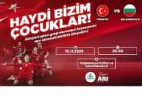 a milli takimimizin iki macini da dev ekranda seyrediyoruz