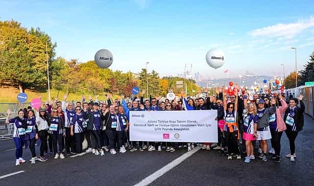 allianz turkiye gonulluleri istanbul maratonunda iyilik pesinde kostu