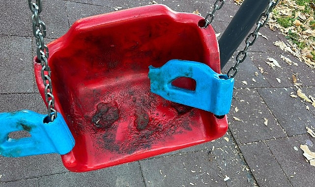 canik belediyesinden sitem lutfen parklarimiza sahip cikalim