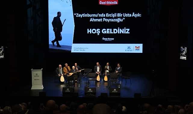 ercisli usta asik ahmet poyrazogluna zeytinburnu kultur sanatta vefa programi yapildi