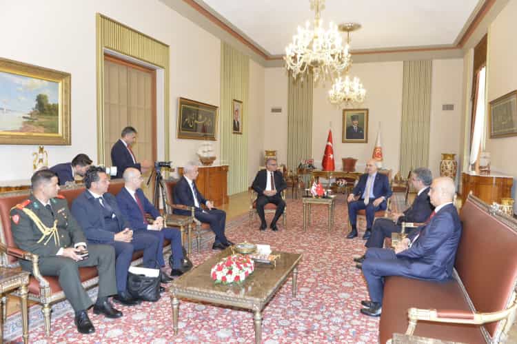 KKTC Cumhurbaşkanı Erhürman’dan TBMM Ziyareti