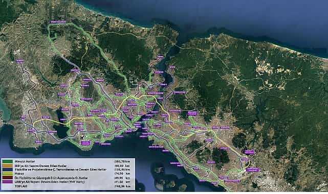istanbulda rayli sistemler guclenerek buyuyor