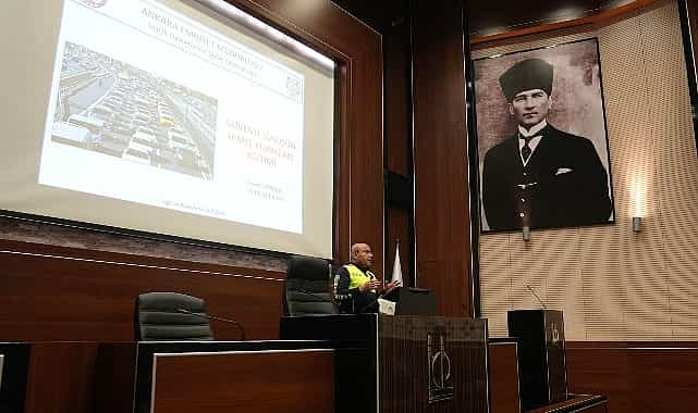 kecioren belediyesi personeline trafikte guvenli surus egitimi