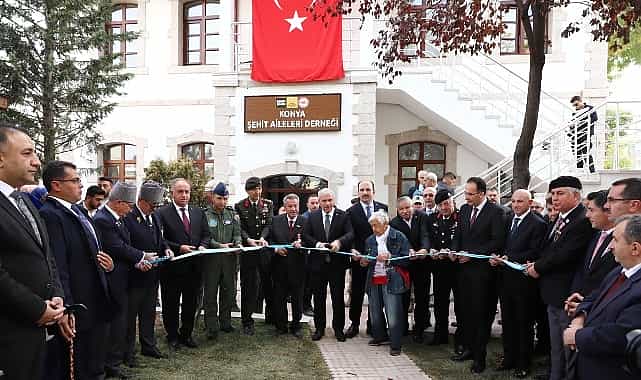 konya buyuksehir tarafindan yenilenen sehit aileleri dernegi binasinin acilisi dualarla yapildi