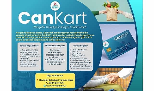 nevsehir belediyesi sosyal yardim karti cankart hayata geciyor