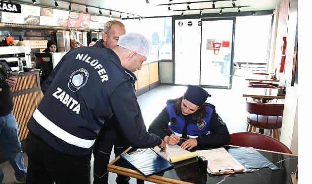 niluferde zincir restoranlara siki denetim