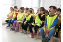 osmangazi kreslerinde miniklere is guvenligi egitimi