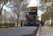 osmangazide park ici yollar yenilendi