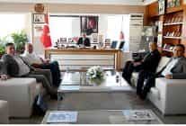 yalcindan baskan topalogluna nezaket ziyareti