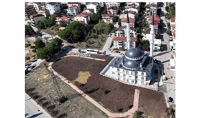 yesilova bogazici camii estetik bir gorunum kazandi