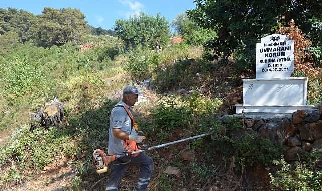 alanya cikcilli mezarliginin kapasitesi artiriliyor