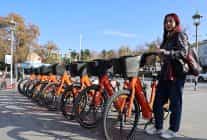 baskan altay bisiklet sehri konyada paylasimli elektrikli bisiklet donemi basladi