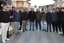 baskan altay seb i arus etkinlikleri icin konyaya gelen misafirlerle ve esnafla bulustu