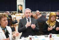 baskan dedetas din gorevlileri ile kahvalti programinda bulustu