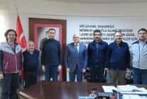 burhaniyede yagmur suyu desarj hatlari icin iller bankasi ile saha calismasi gerceklesti