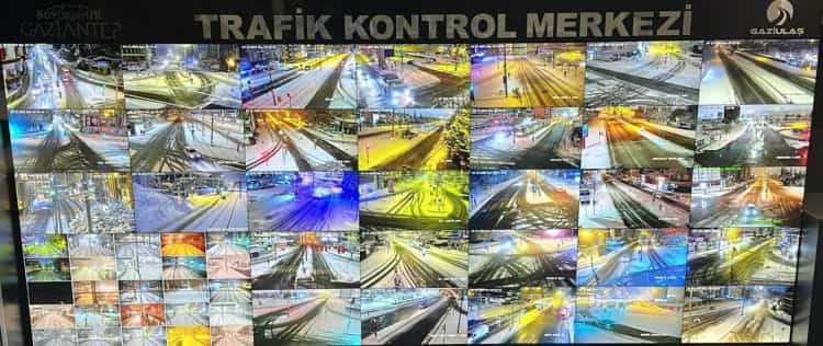 Gaziantep’te Karla Mücadelede Tüm Ekipler Sahada