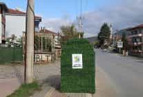 geyve belediyesinden konteynere yesil dokunus