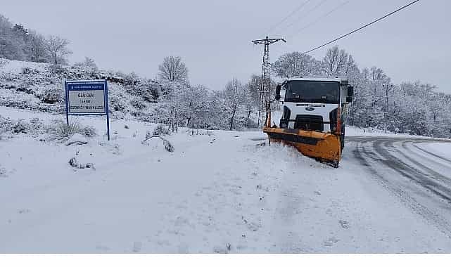 inegol belediyesi karla mucadelede 24 saat sahada