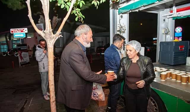 karsiyakada soguk sabahlara sicak dokunus corba ikrami basladi