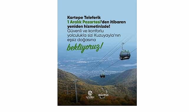 kartepe teleferikte bakim calismalari tamam