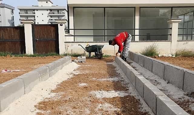 menderes belediyesinden yeni park ve otopark