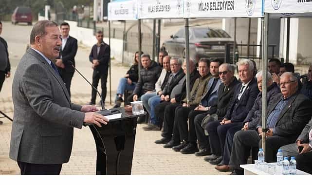 milas belediyesi taziye evinin temeli atildi