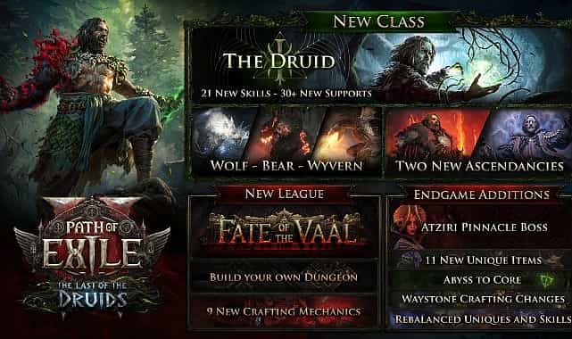 path of exile 2 the last of the druids ile 12 aralikta icindeki vahsi ruhu serbest birak