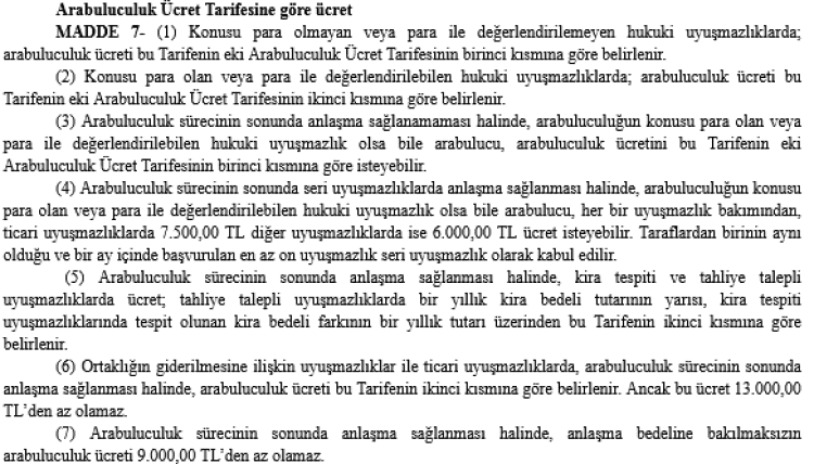 Adalet Bakanlığı 2026 Ücret Tarifelerini Duyurdu