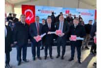 tbbden milas belediyesine paletli ekskavator hibesi