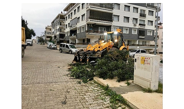 didim belediyesi ekipleri her kosulda sahada
