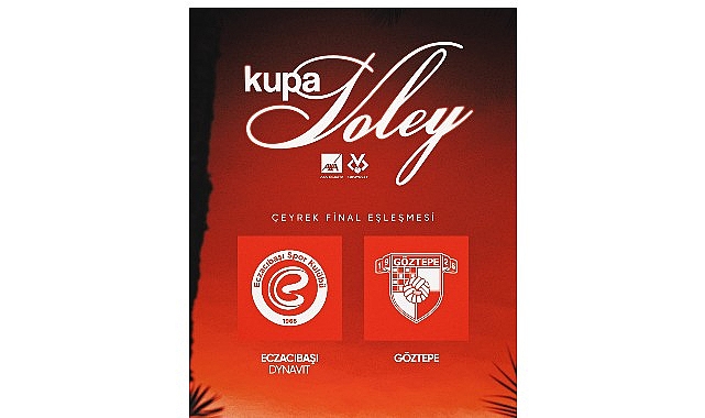 eczacibasi dynavitin axa sigorta kupa voley kadinlar rakibi goztepe