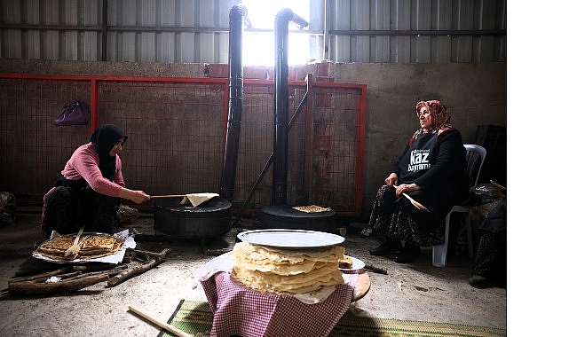 eseler koyunde kaz bayrami oncesi imece bereketi