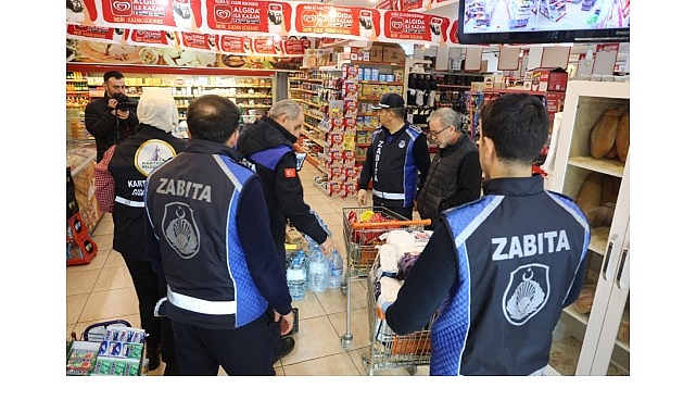 kartepede reyonlarda ihmale gecit yok