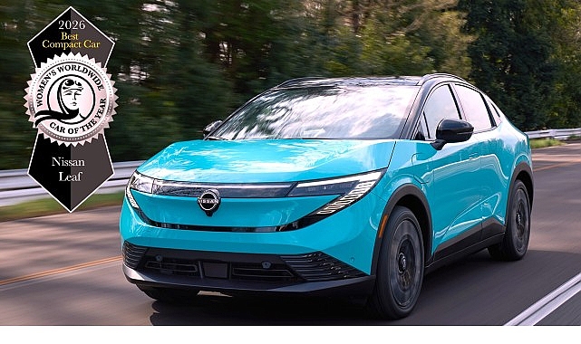 nissan leaf womens worldwide car of the year wwcoty jurisi tarafindan dunyanin en iyi kompakt otomobili secildi